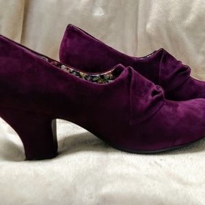 Hotter suede Donna heels VGUC size 7